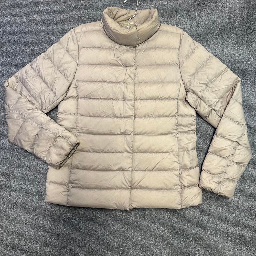 Uniqlo Womens Ultra Light Down Jacket Insulated 750 Fill Quilted Zip Up Puffer S